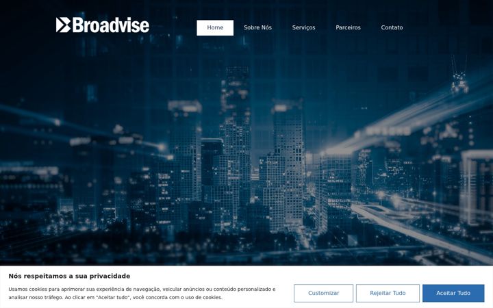 Screenshot of broadvise.com.br