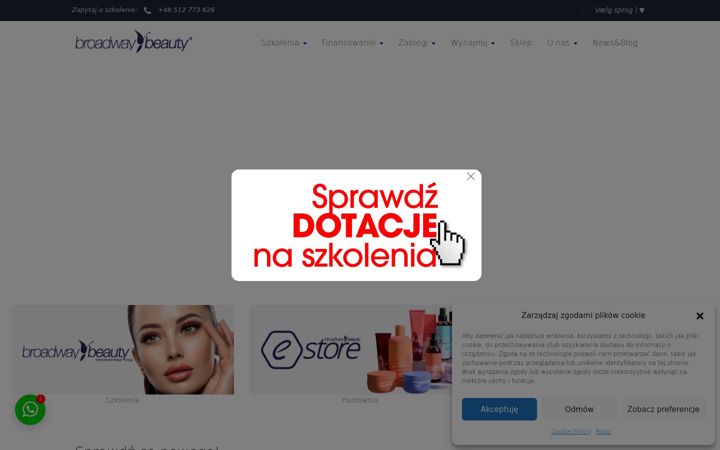 Screenshot of broadwaybeauty.pl