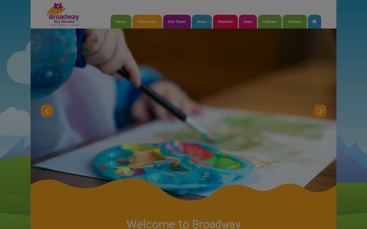 Screenshot of broadwaydaynursery.com