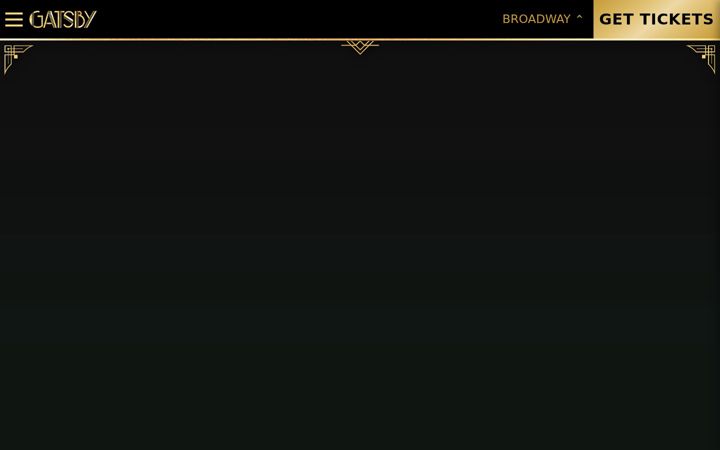 Screenshot of broadwaygatsby.com
