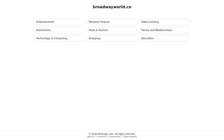 Screenshot of broadwayworld.co