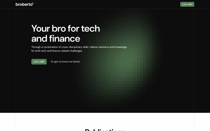 Screenshot of broberto.sk