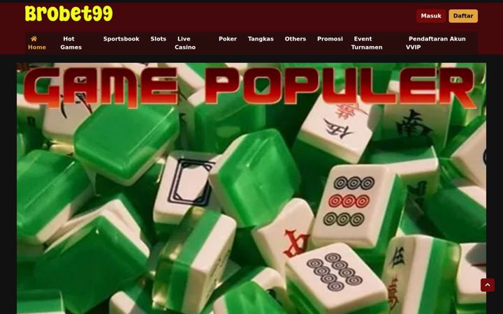 Screenshot of brobet99.net