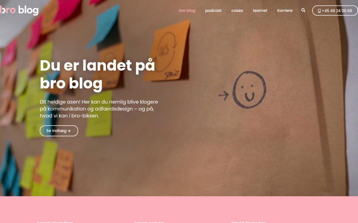 Screenshot of broblog.dk