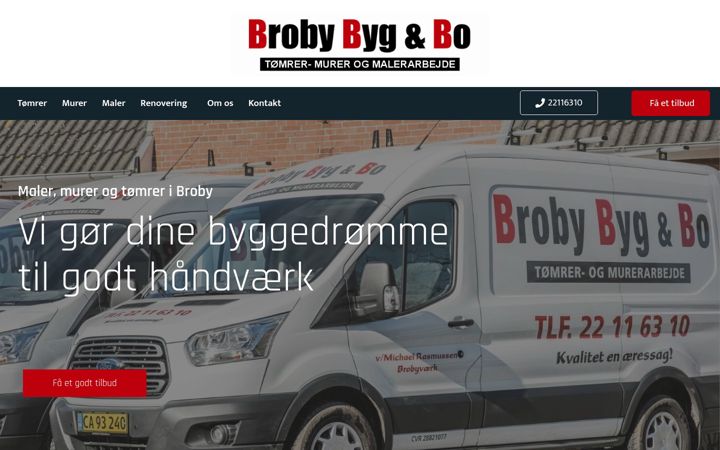 Screenshot of brobybygogbo.dk