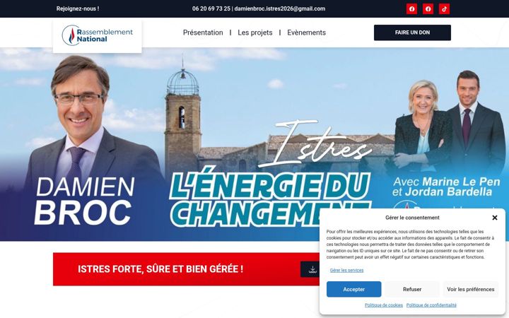 Screenshot του broc-damien.fr