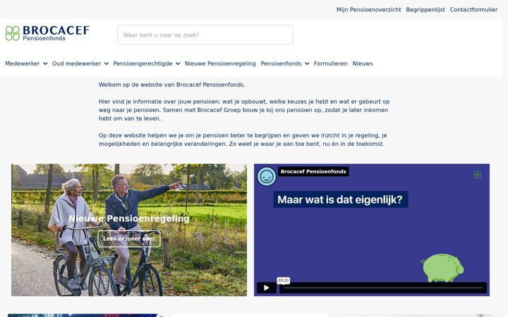 Screenshot di brocacefpensioenfonds.nl