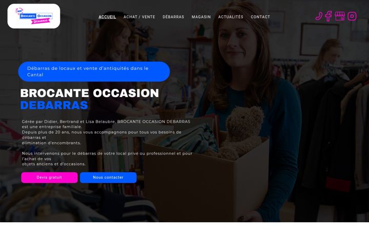 Screenshot του brocante-occasion-debarras.fr