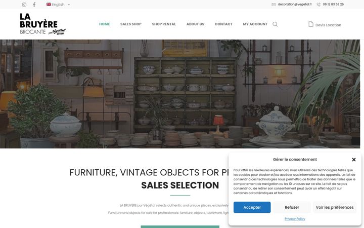 Screenshot του brocantedelabruyere.fr
