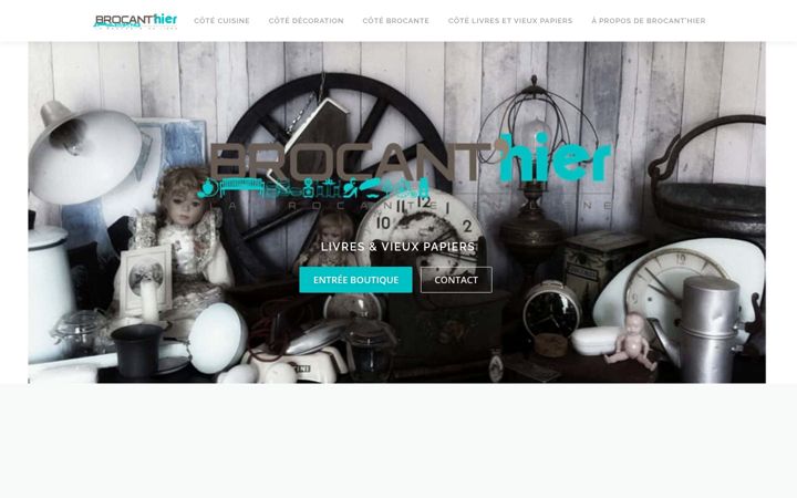 Screenshot of brocanthier.com