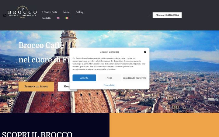 Screenshot of broccocaffe.com
