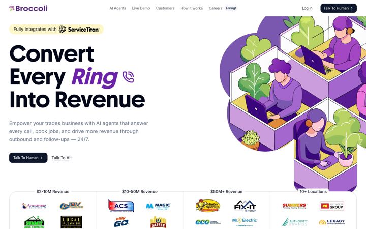 Screenshot of broccoli.com