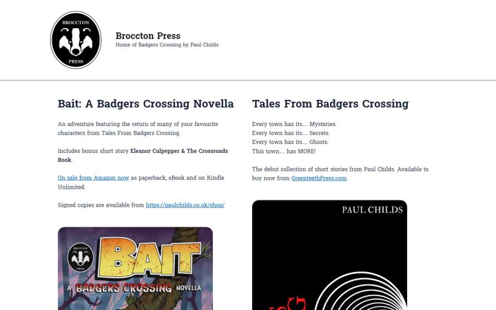 Screenshot of brocctonpress.co.uk