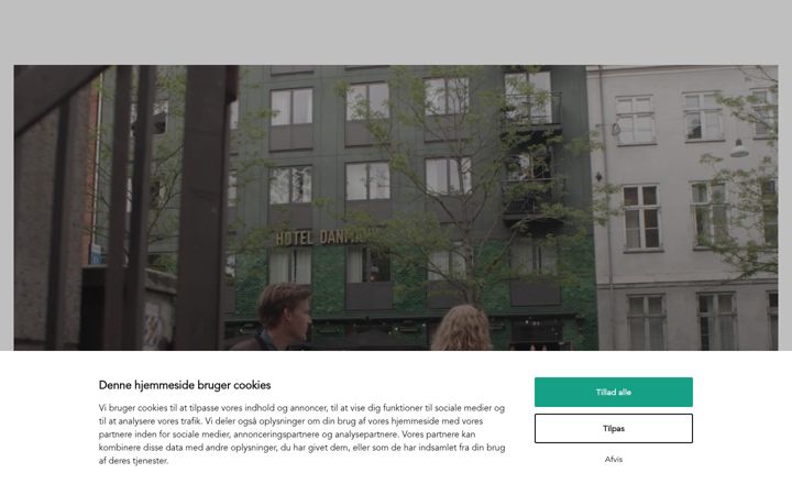Ekrano kopija brochner-hotels.dk