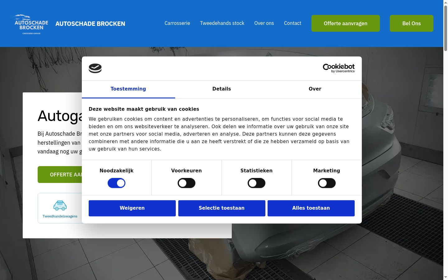 Zrzut ekranu banera zgody wyświetlanego przed jakąkolwiek interakcją