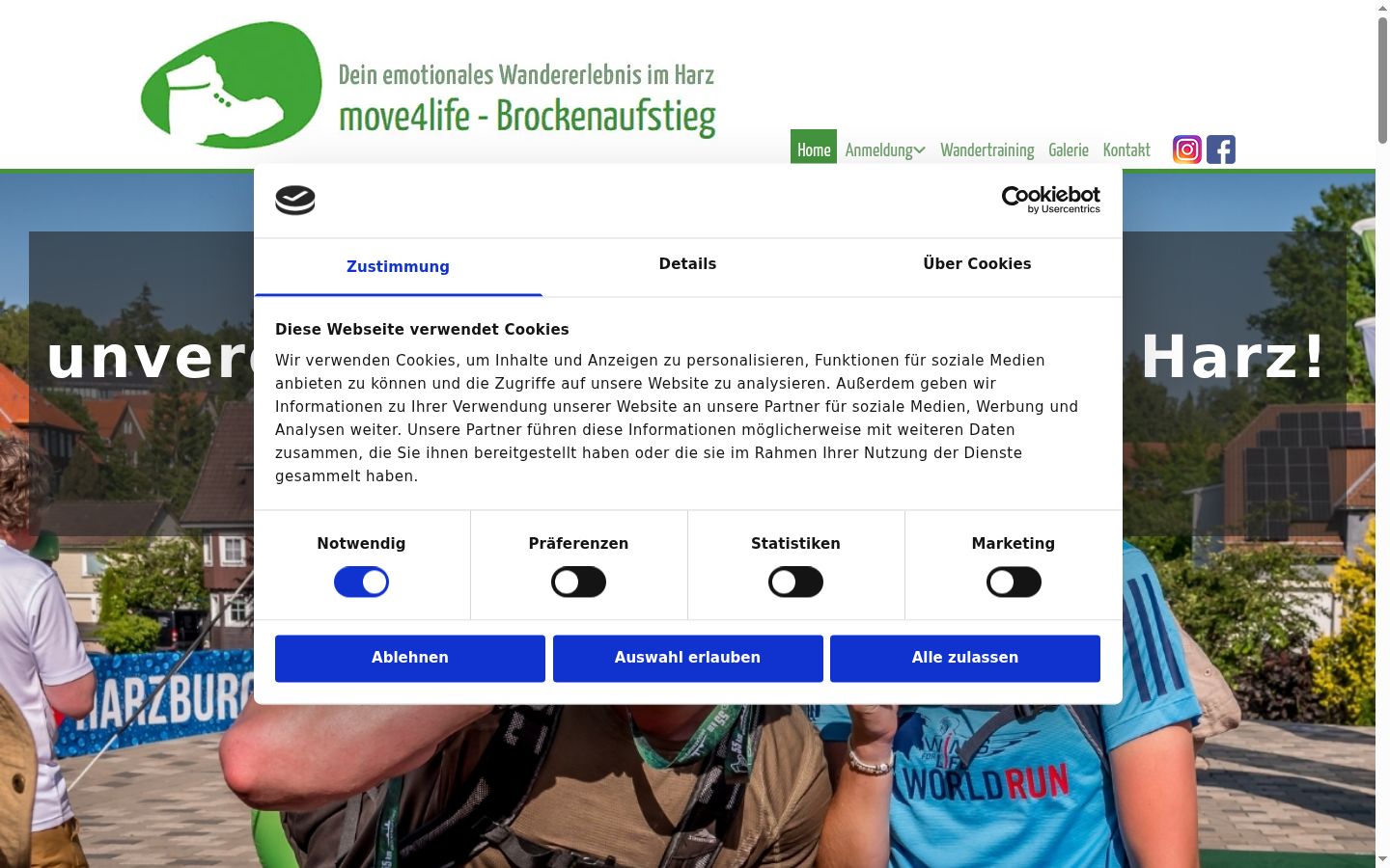 Sutikimo reklamjuostės, rodytos prieš bet kokią sąveiką, ekrano kopija
