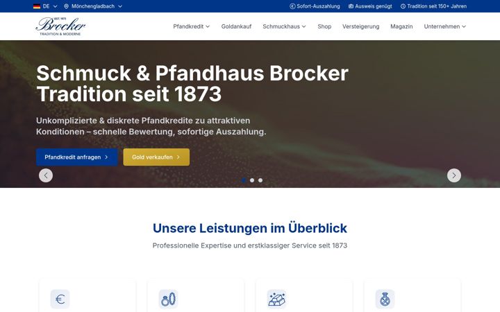 Screenshot of brocker-schmuck.de