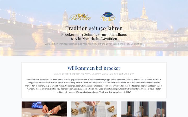 Screenshot of brocker.de