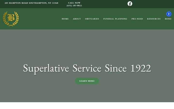 Screenshot of brockettfuneralhome.com