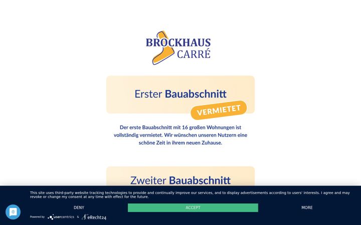 Screenshot of brockhaus-carree.de