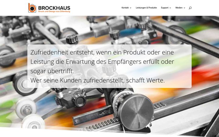 Screenshot of brockhaus.gmbh
