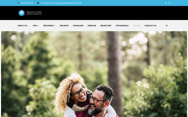Screenshot of brockleyhousedental.co.uk