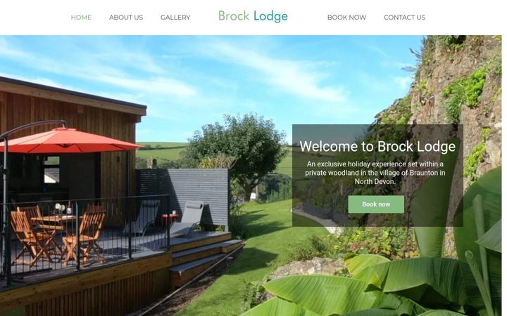 Screenshot of brocklodge.com