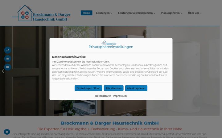 Screenshot di brockmann-darger.de