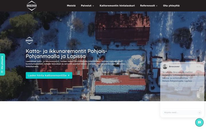 Screenshot of brocover.fi