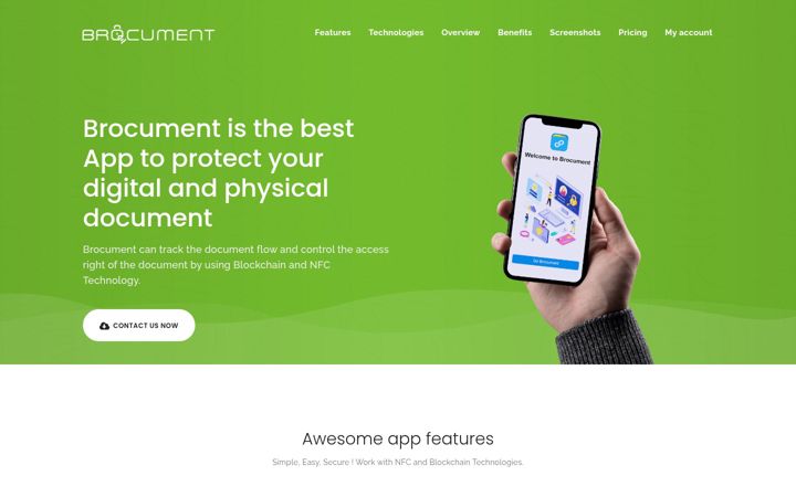 Screenshot of brocument.com