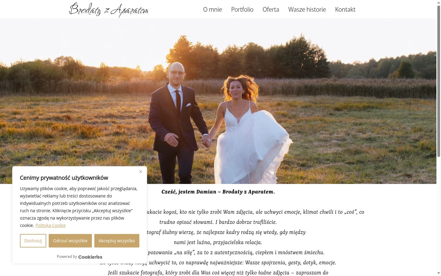 Ekrānuzņēmums ar piekrišanas baneri, kas tika rādīts pirms jebkādas mijiedarbības