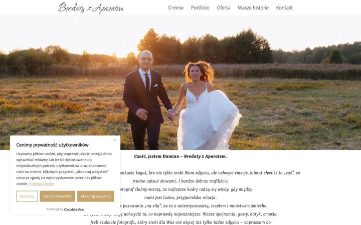 Screenshot of brodatyzaparatem.pl