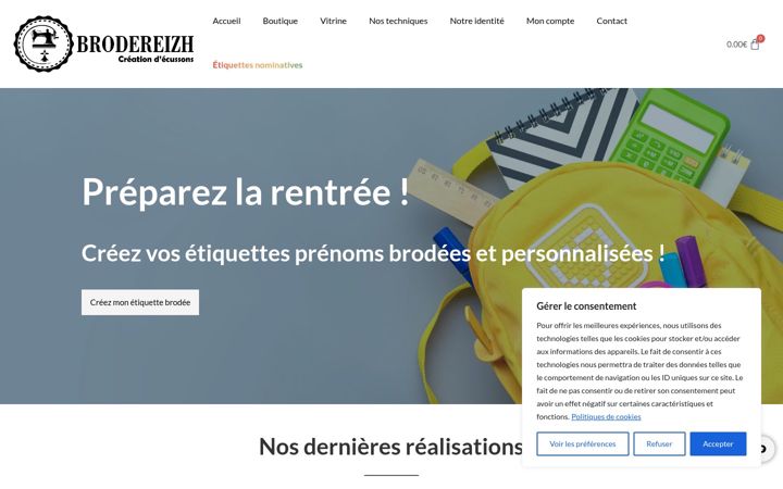 Screenshot του brodereizh.fr