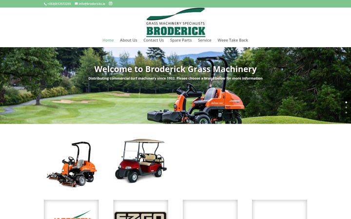 Screenshot of brodericks.ie