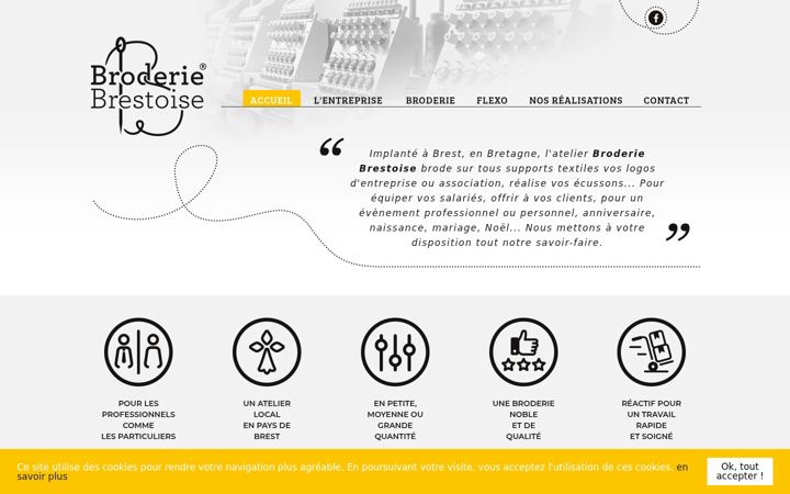 Screenshot of broderiebrestoise.fr