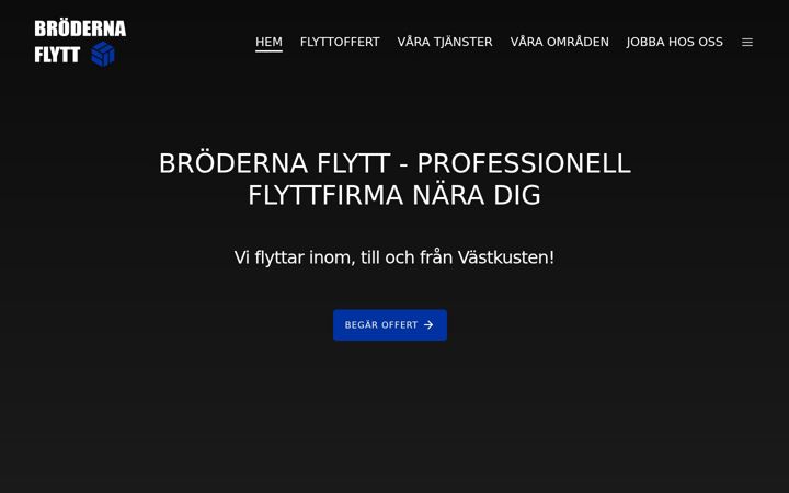 Screenshot of brodernaflytt.se
