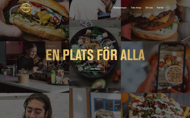 Screenshot of brodernas.se