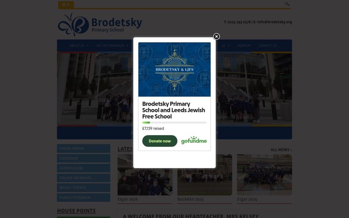 Screenshot of brodetsky.org