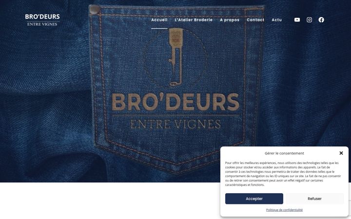 Screenshot of brodeurs-ev.fr