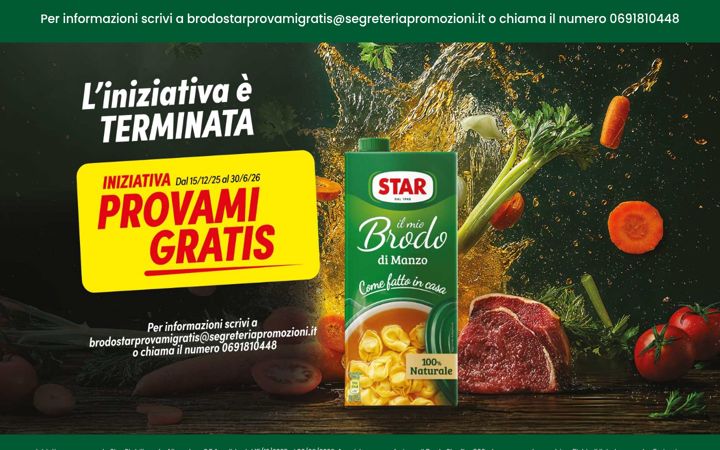 Ekrano kopija brodostarprovamigratis.it