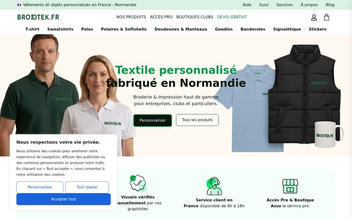 Screenshot of brodtek.fr