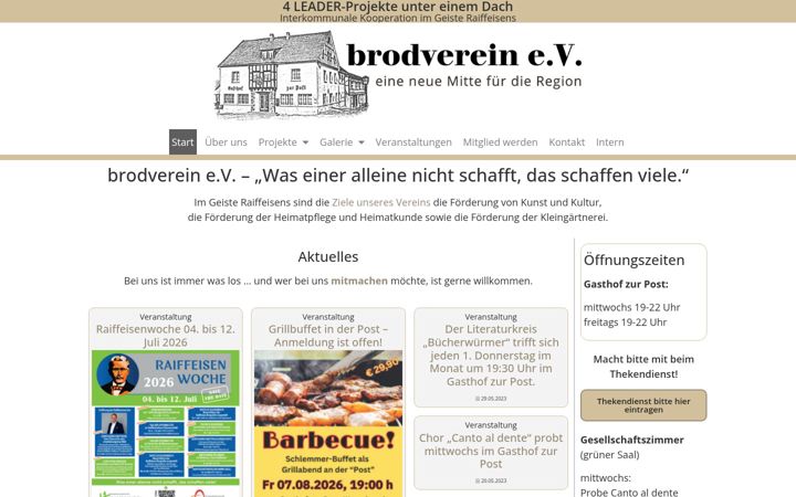 Screenshot of brodverein.de