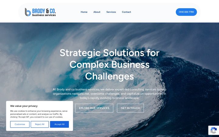 Screenshot of brodyandcobusinessservices.com