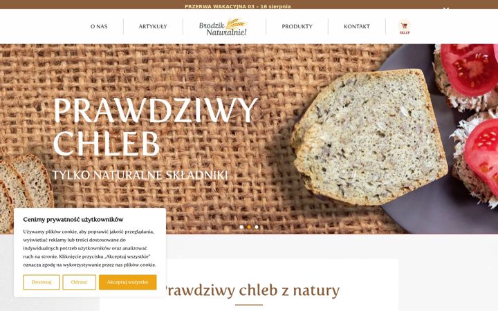 Képernyőkép: brodziknaturalnie.pl