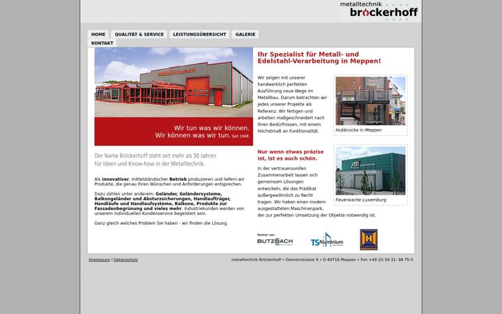 Screenshot of broeckerhoff.de