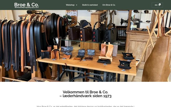 Screenshot of broecompany.dk