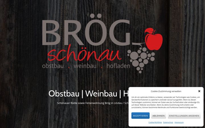 Posnetek zaslona broeg-schoenau.de