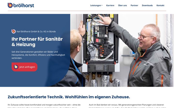 Screenshot of broelhorst.de
