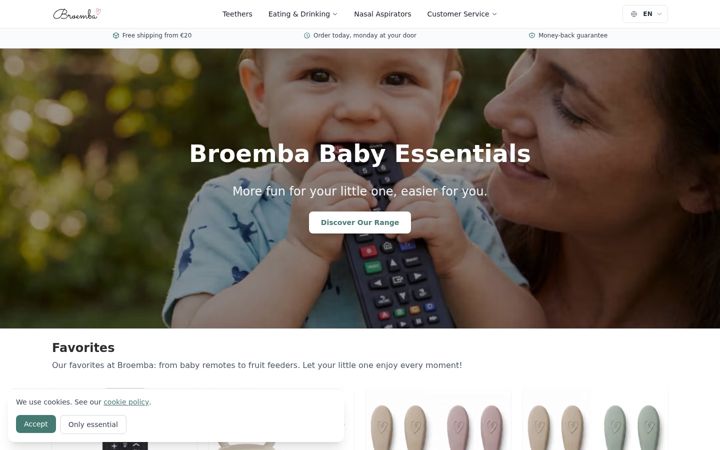 Screenshot of broemba.com