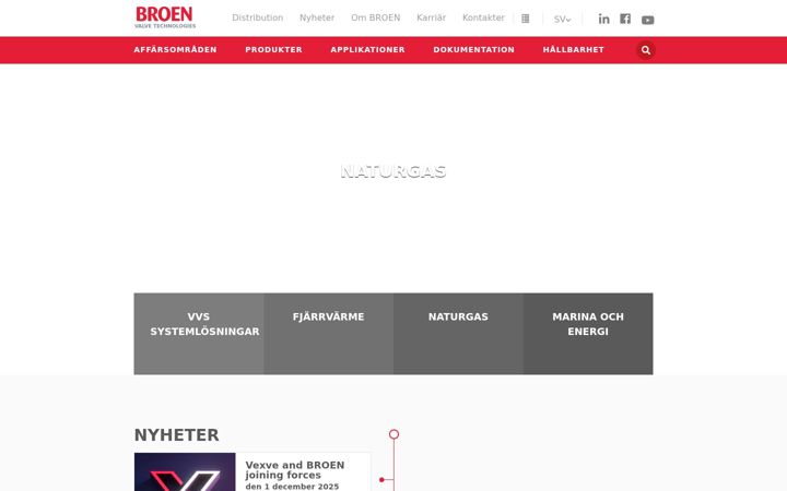 Screenshot of broen.se